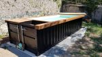 Contenedor-Cuba para Piscina de 20 Pies / 4,5 Metros – Almacenamiento y Transporte Seguro