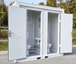 Inodoro portátil doble – Inodoro higiénico para hombres y mujeres