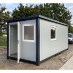 Oficina Contenedor Modular 6,00 x 2,40 m | Completamente Equipada con Baño, Ducha y Cocina - Imagen 8