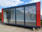 Módulo Oficina Prefabricada 3×6 con Muro Exhibidor - Imagen 2